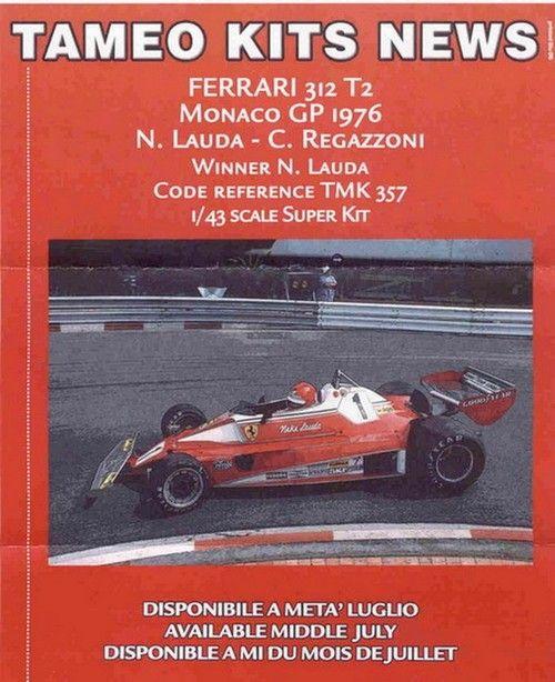 Ferrari 312 T2 Lauda Winner Monaco F.1 1976 super detail
