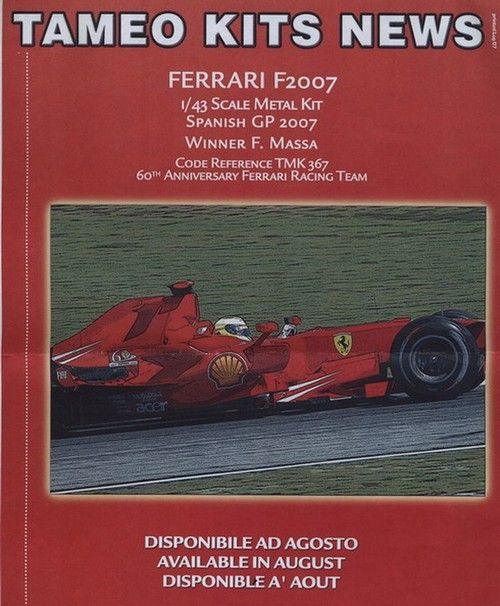 Ferrari F1.2007 Winner 1°cl. GP Spagna 2007