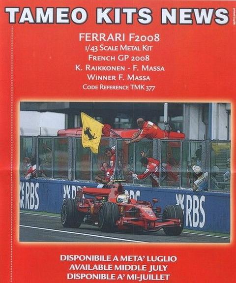 Ferrari F2008 G.P. Francia Winner Massa 2008
