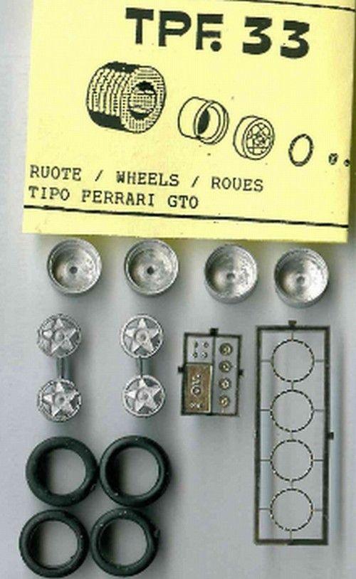 4 Gommine + cerchi Campagnolo x Ferrari GTO 1984