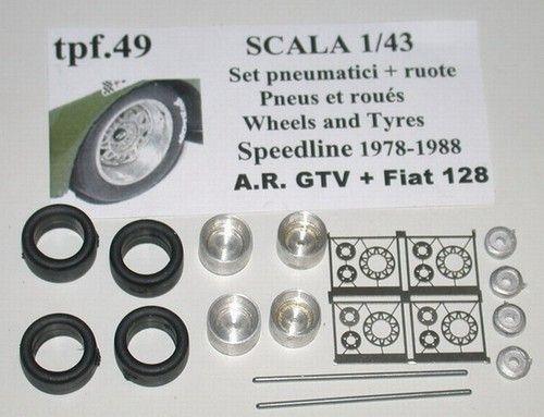 4  Gommine + 4 cerchi Speedline 1980 