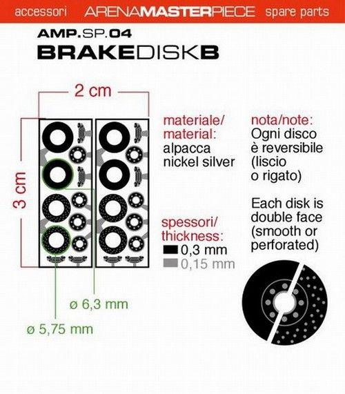 Set Brake disk B - Freni a disco pinze freno
