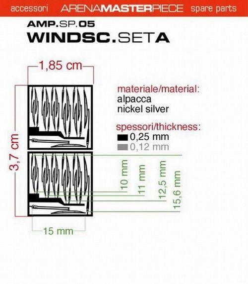 Set Windsc. set A-Tergicristalli varie misure