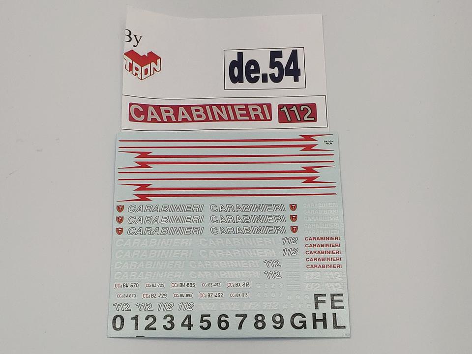Decal Carabinieri 2005