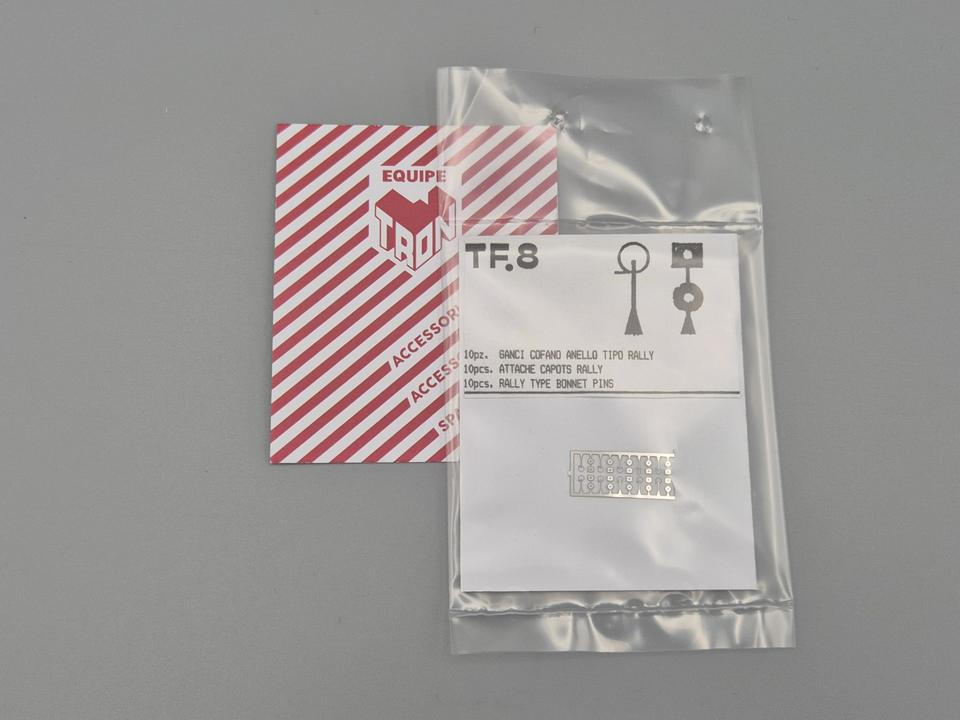 10 ganci cofano anello tipo rally