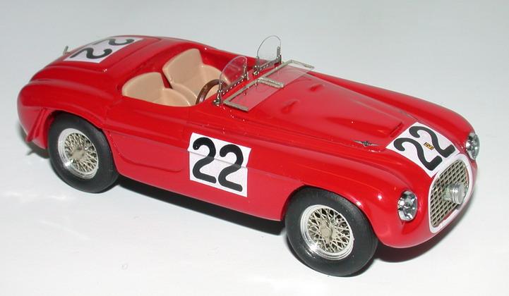 Ferrari 166 mm n°624 1° class. Le Mans  1949