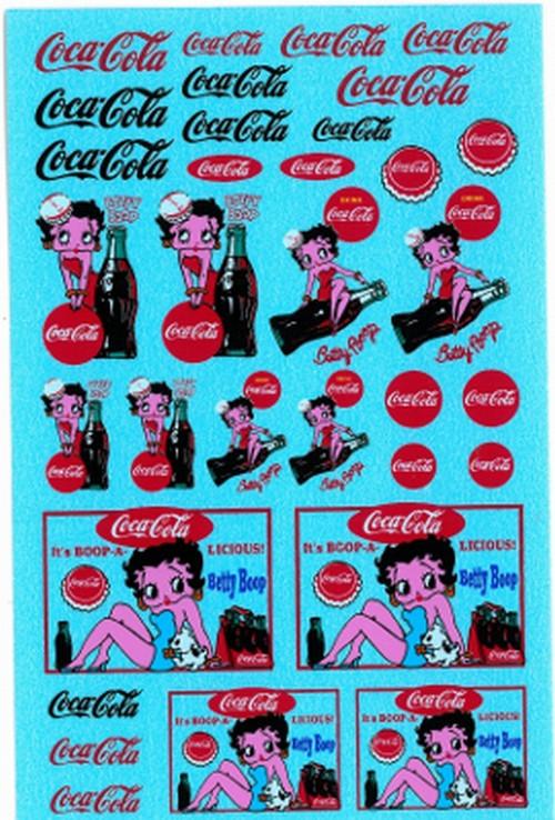 Decal Coca Cola Betty anni ' 50