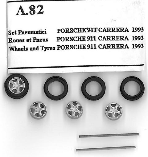4 ruote + pneu P. 911  Carrera stradale 1993
