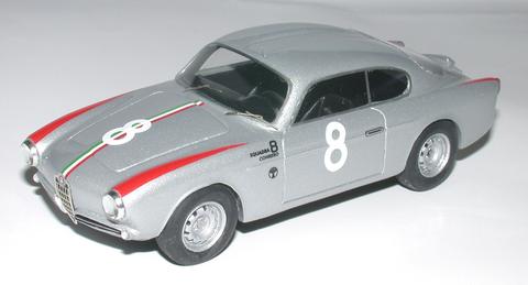 Alfa Romeo Giulietta SVZ n°8 Abate 9°class. Targa Florio 1958