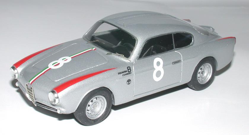 Alfa Romeo Giulietta SVZ n°8 Abate 9°class. Targa Florio 1958