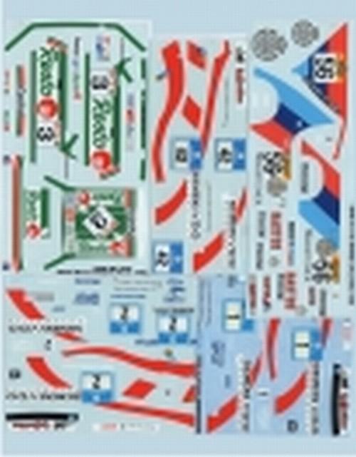 5 Decal BMW M3 E30 GTR assortite 1988-2005