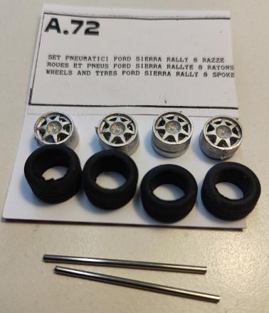 4  gommine + cerchi  Rally   Ford Sierra  1990  