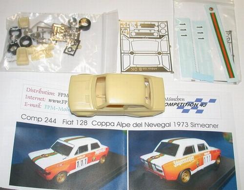 Fiat 128 Gr.2 Hill climb "Jager " Simeaner 1973