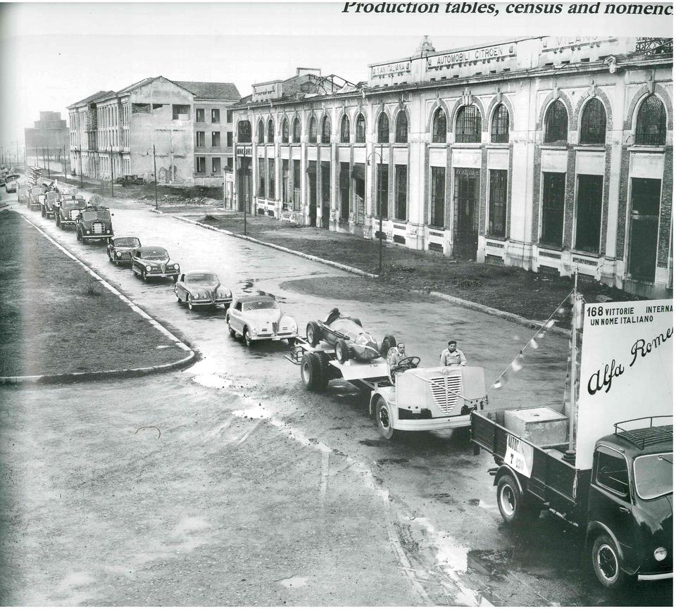 Alfa Romeo 800 telaio Sfilata con AR 158 WC 1950