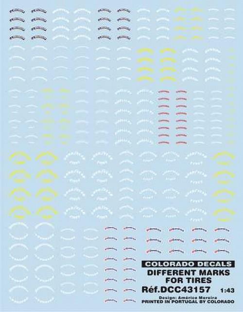 Decal assortite pneumatici marchi vari