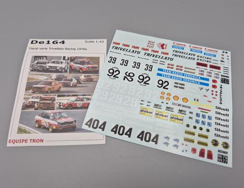 Decal varie Trivellato Racing anni 70