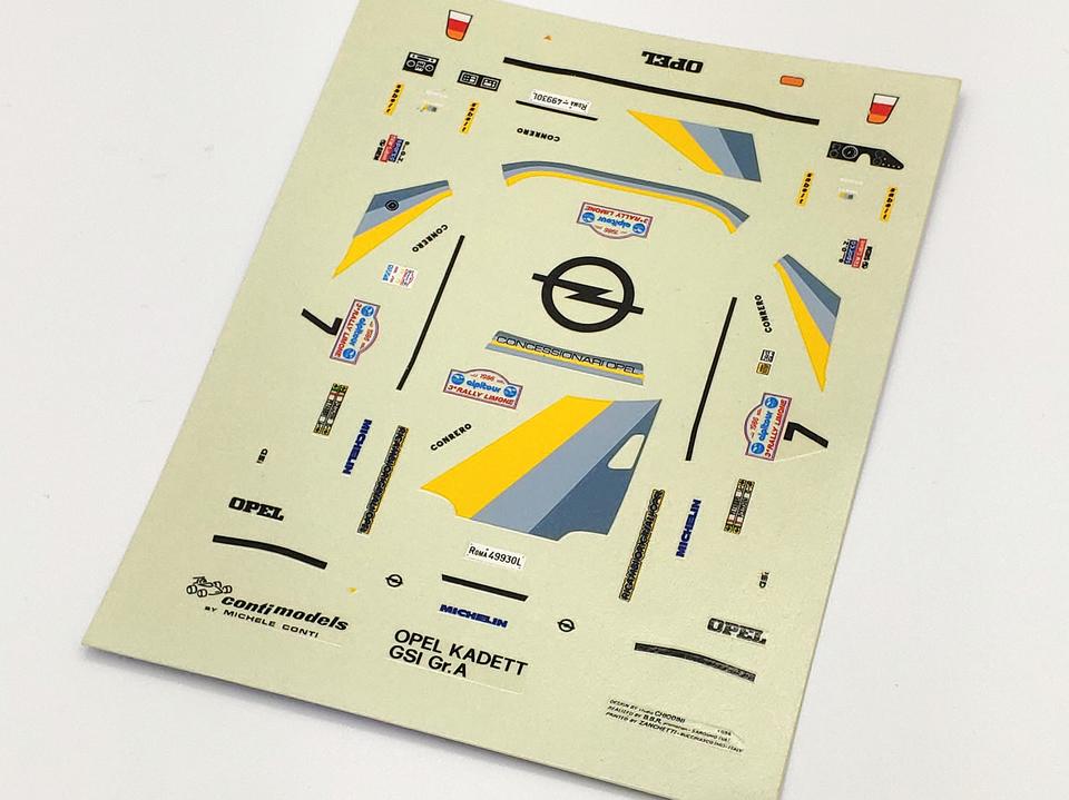Decal Opel Kadett GSI gr.A