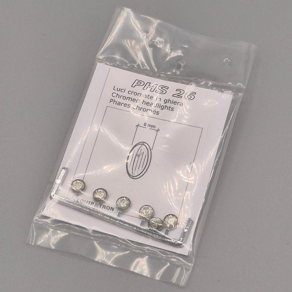6 x Fari 6 mm scala 1/24 - 1/18