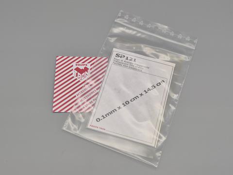 Foglio acetato trasparente 0,1mm x 10,5 cm x  14,5cm