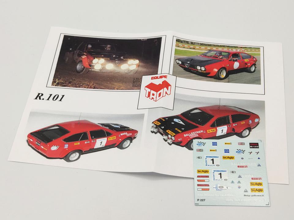 A R. Alfetta GT Gr.5 V8 Rally V. Piacentine 75