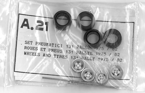 4   Ruote + pneus Fiat 131 rally 1975/1982