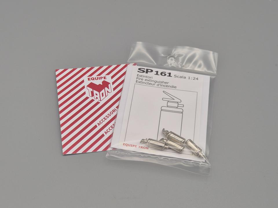  4 x  Estintori chrome altezza 15,5 mm diametro 5,5 mm
