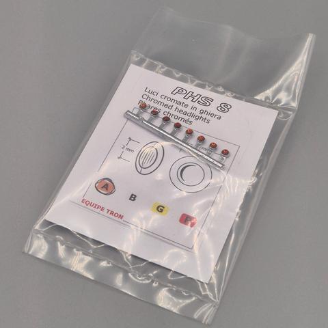 8 Fari 2 mm con ghiera 3 mm