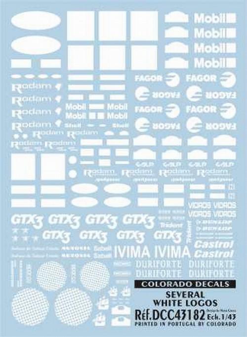 decal bianche vari soggetti