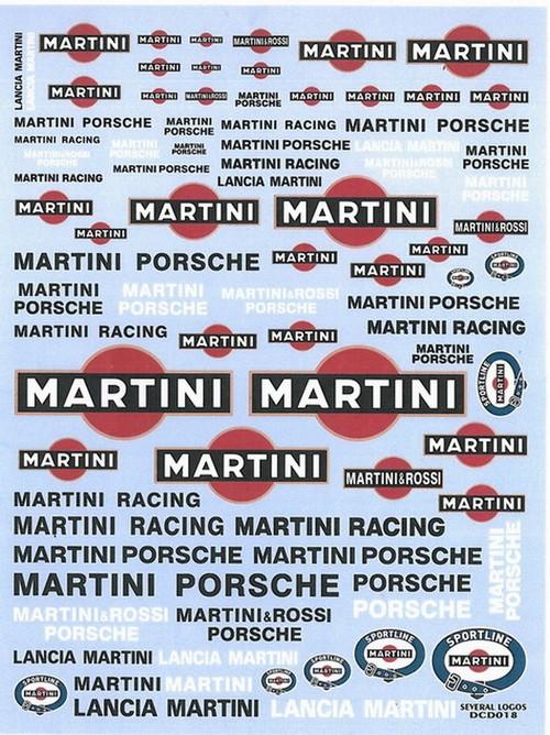 decal assortite Martini racing 1970. 2000