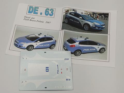 Decal Fiat bravo polizia 2007