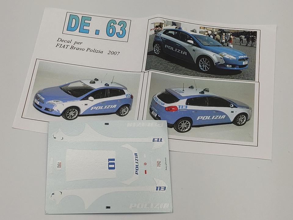 Decal Fiat bravo polizia 2007