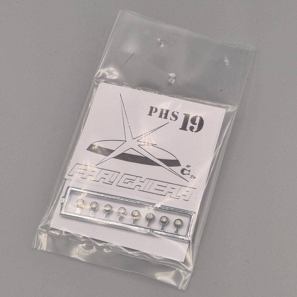 8 Fari speciali 3 mm con ghiera 4 mm
