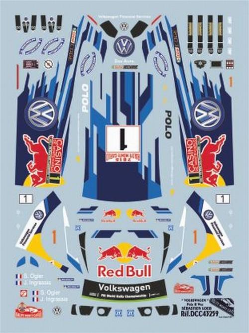 VW Polo WRC Ogier M.Carlo 2015