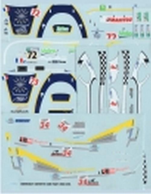 5 Decal Corvette assortite 2006-2008