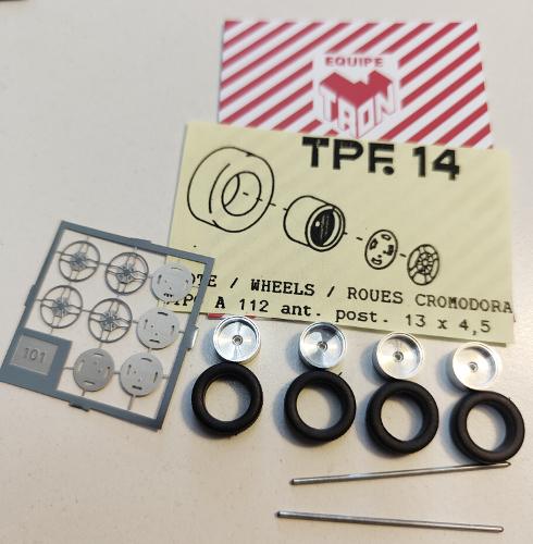 4 x ruote + cerchi  Cromodora 4 razze A112