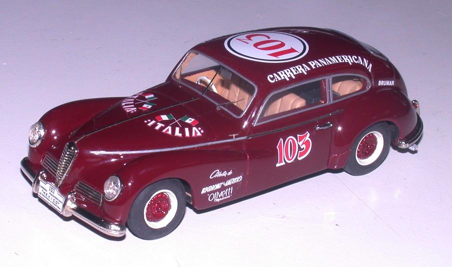 A. R.  6C 2500 Freccia oro  Taruffi n° 90 - Bonetto n°103  Pan Am 1950