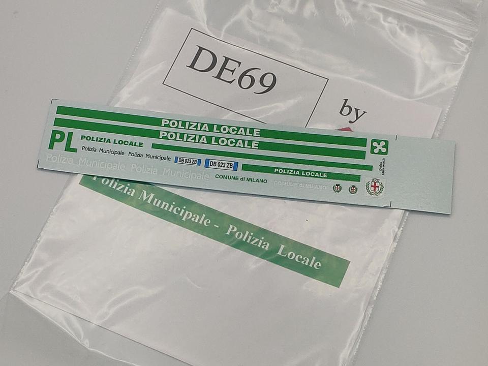 Decal Assortita Polizia Municipale e Locale