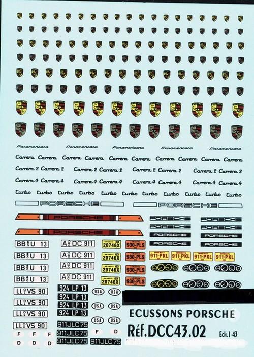 Decals Porsc anni 1970.1985