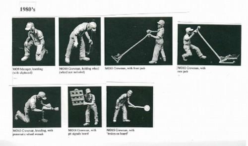 .m11.m12.m13.m14.m15 Figures mechanic 1980's