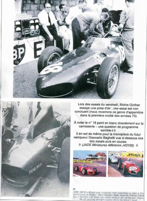 Ferrari 156 Gp. Snorkel Prove ACF 1961