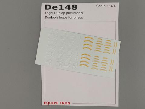 Decal per pneumatici: Pirelli Stelvio Dunlop Bianchi e gialli